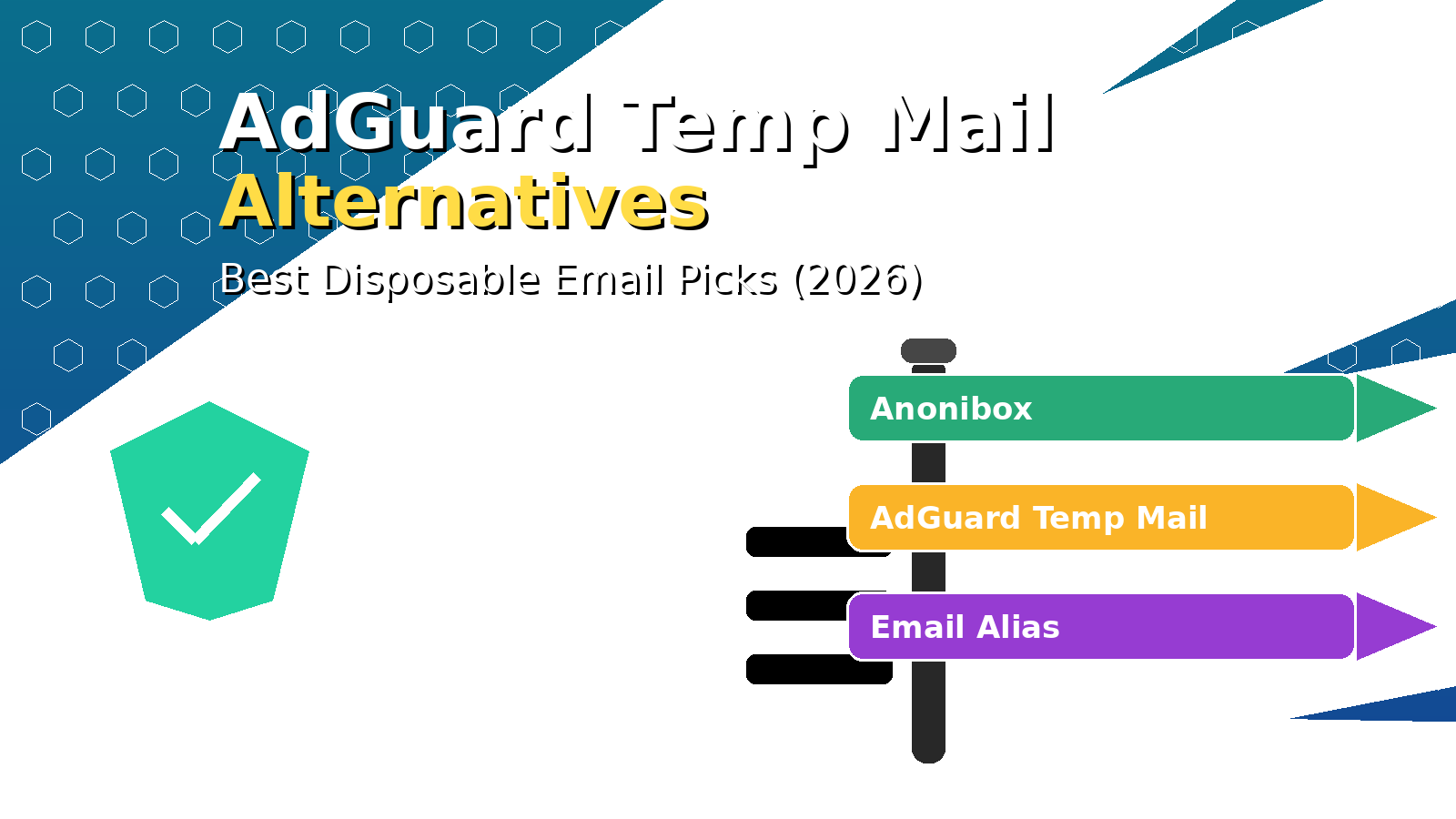 AdGuard Temp Mail Alternative (2026): 8 Better Options for OTP Codes & Spam Control
