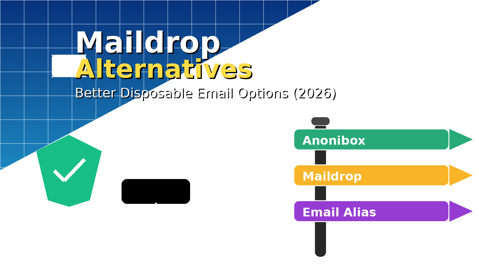 Maildrop alternative — better disposable email options in 2026