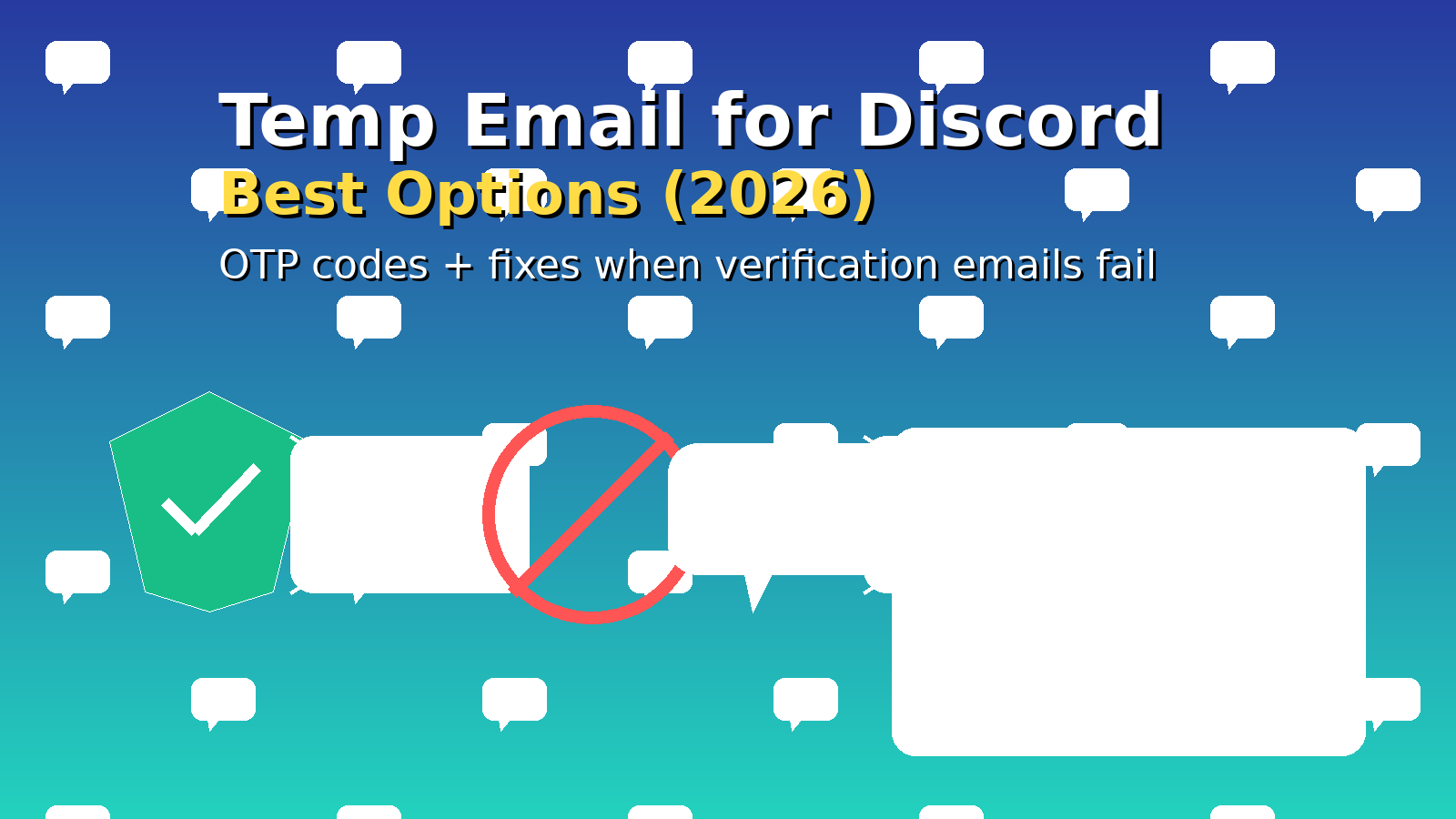 Temp Email for Discord (2026): Best Options + Fix Verification Email Not Received